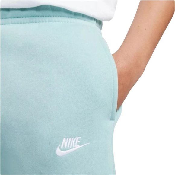 Nike NSW Club Men's 2 PC Sweatsuit Fleece Tracksuit Black Turquoise Set NWT Gift - Picture 6 of 14